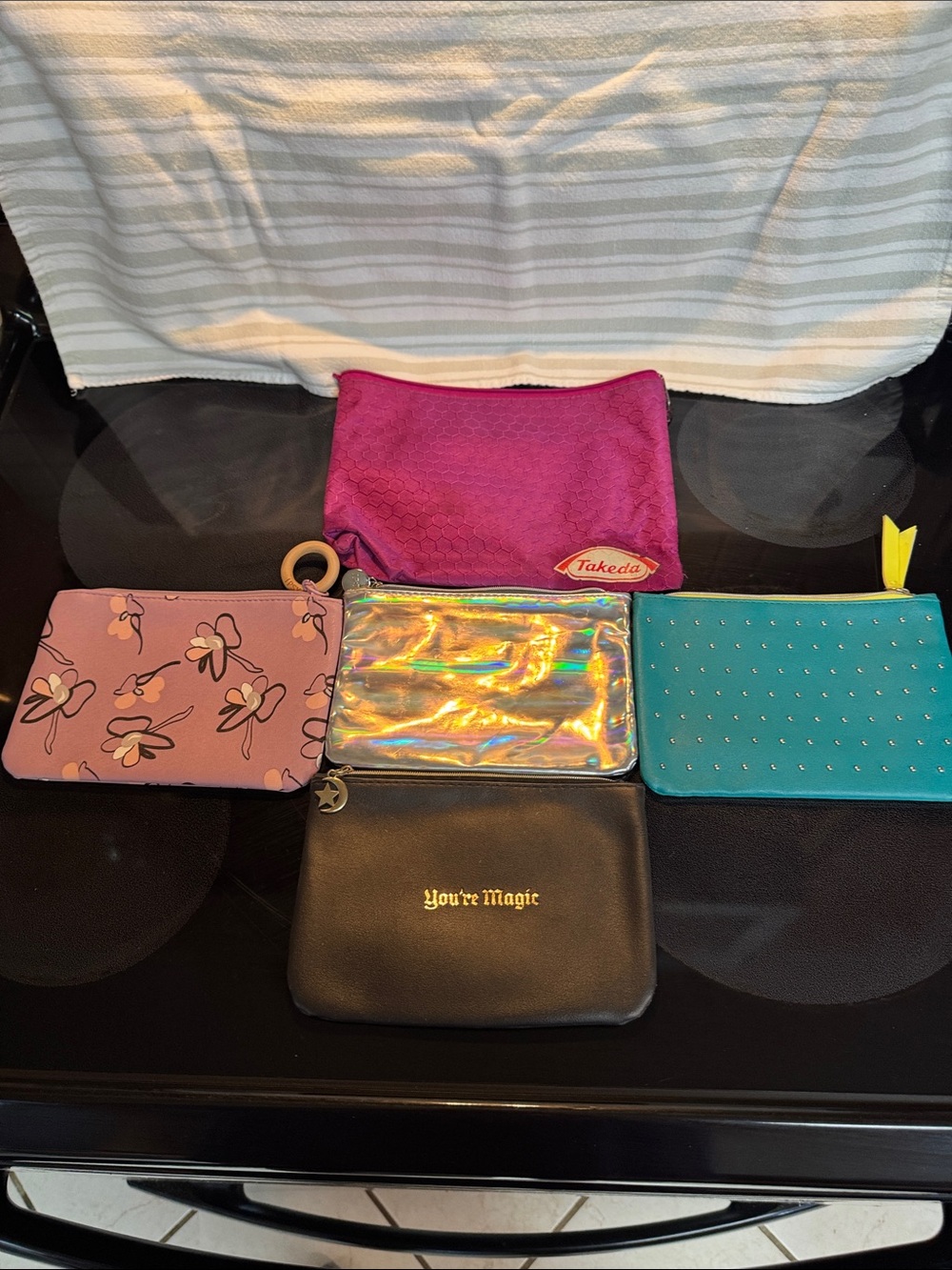 Ipsy Cosmetic Bags Good Condition Used Lot of 5